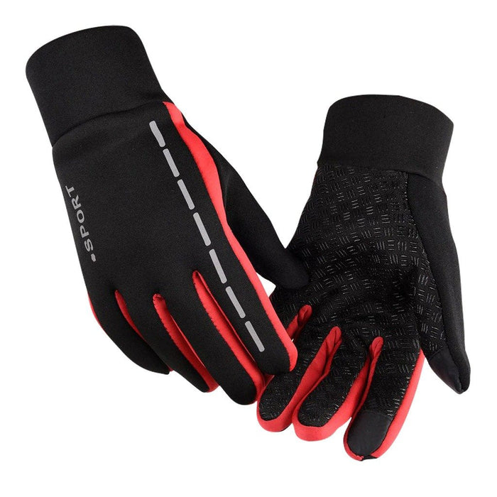 Red Winter Sport Gloves