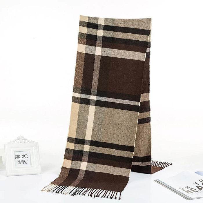 Pratt Patterned Cashmere Scarf