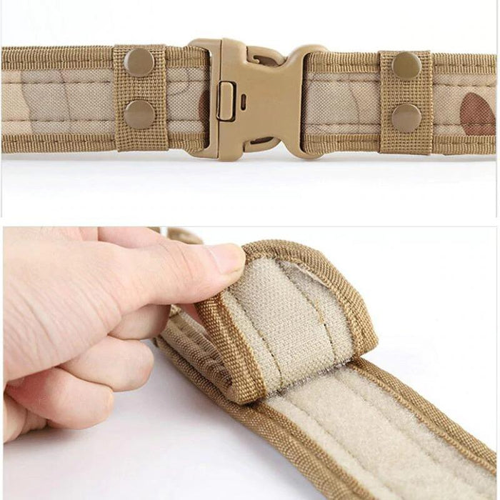 Men's Khaki Tactical Belt