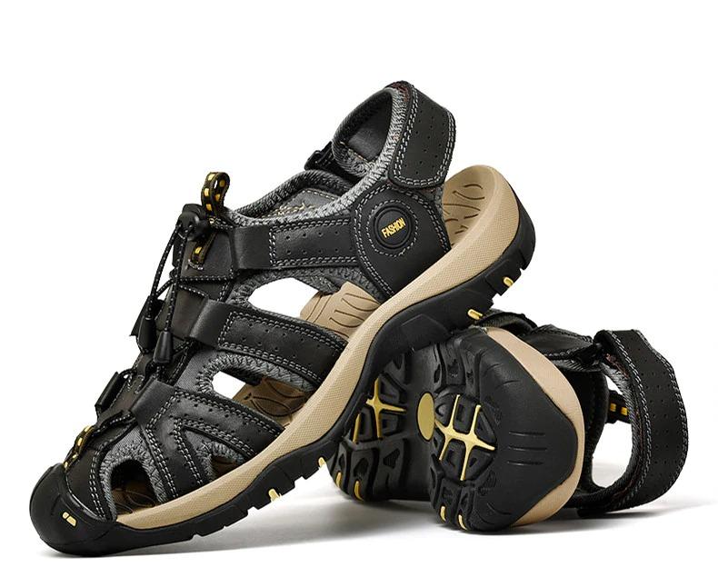 Men's Black Roman Hiking Sandal