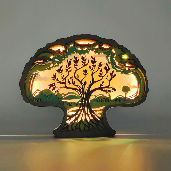 Tree Of Life Carving Handcraft Gift