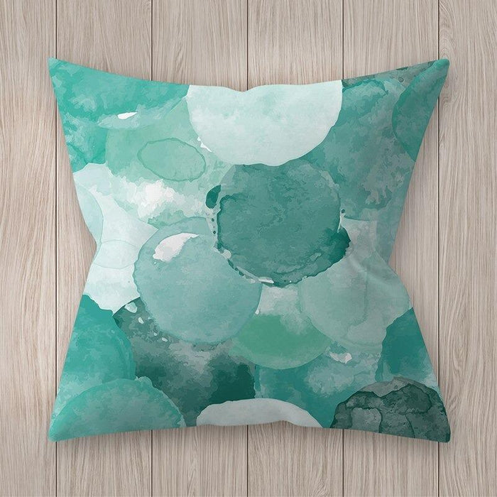 Green Paint Decorative Pillow Cover