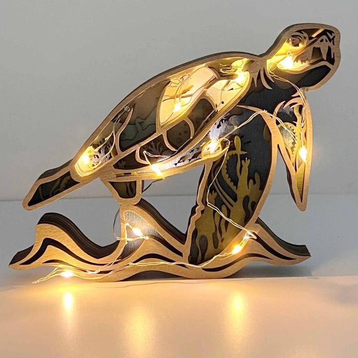 Sea Turtle Carving Handcraft Gift