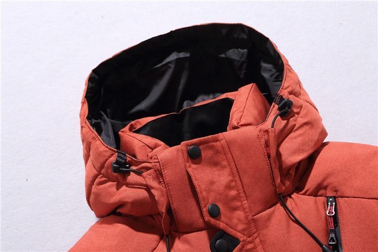Orange Men's Winter Jacket