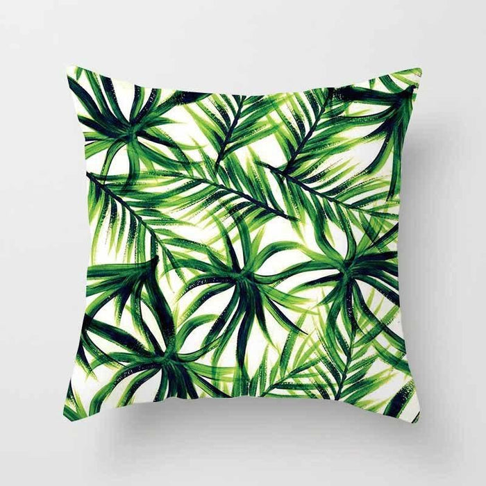 Natural Foliage X Decorative Pillow Cover