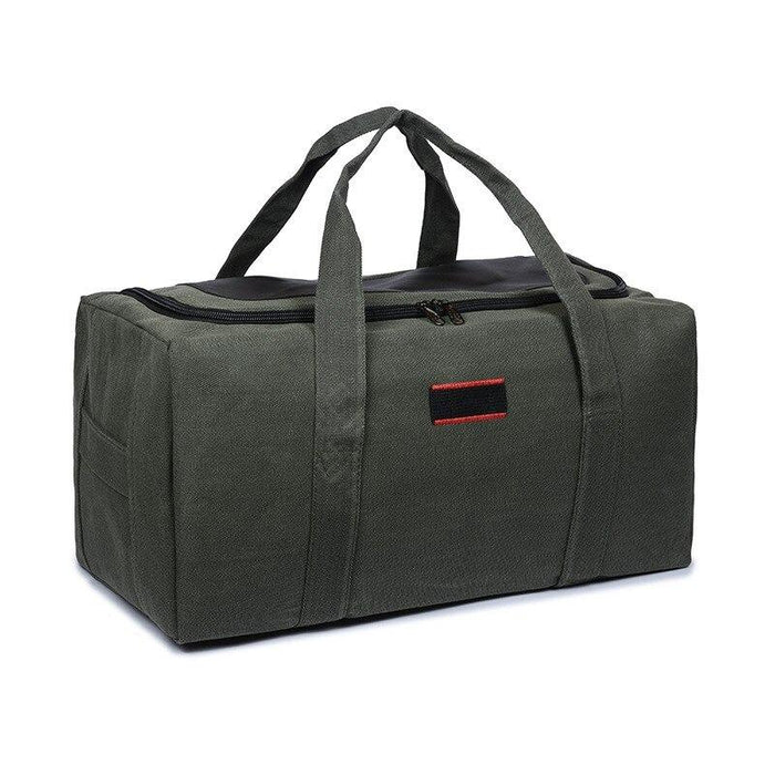 Men's Green Canvas Sport Bag