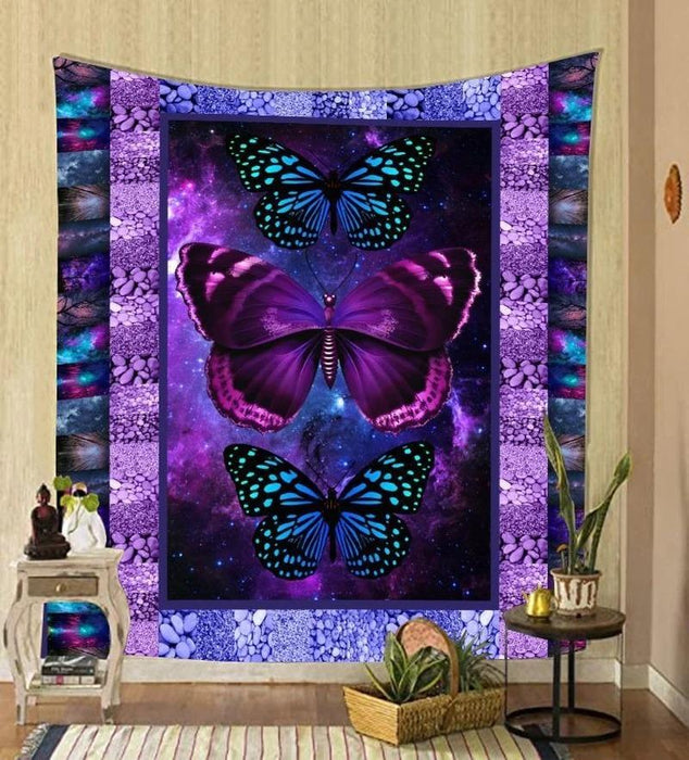 Trippy Butterfly Tapestry