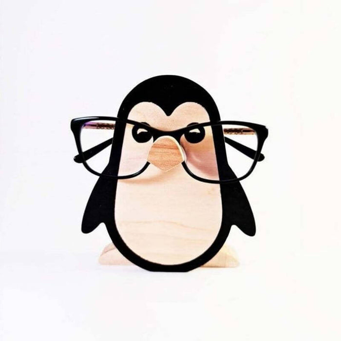 Handmade  Glasses Stand Penguin