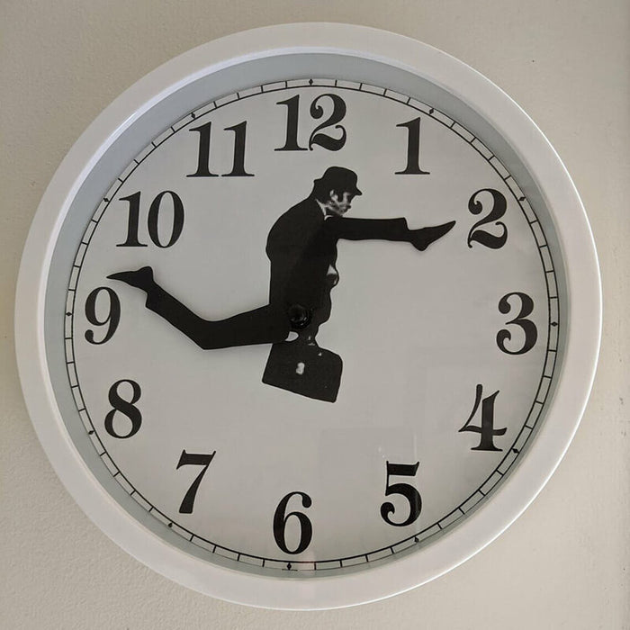 Silly Walk Wall Clock