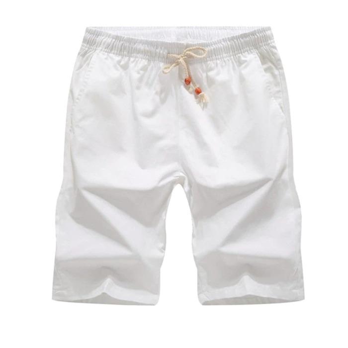 White Casual Shorts