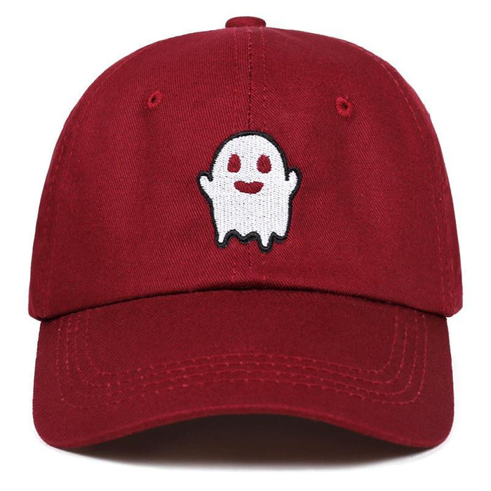 Red Friendly Ghost Cap