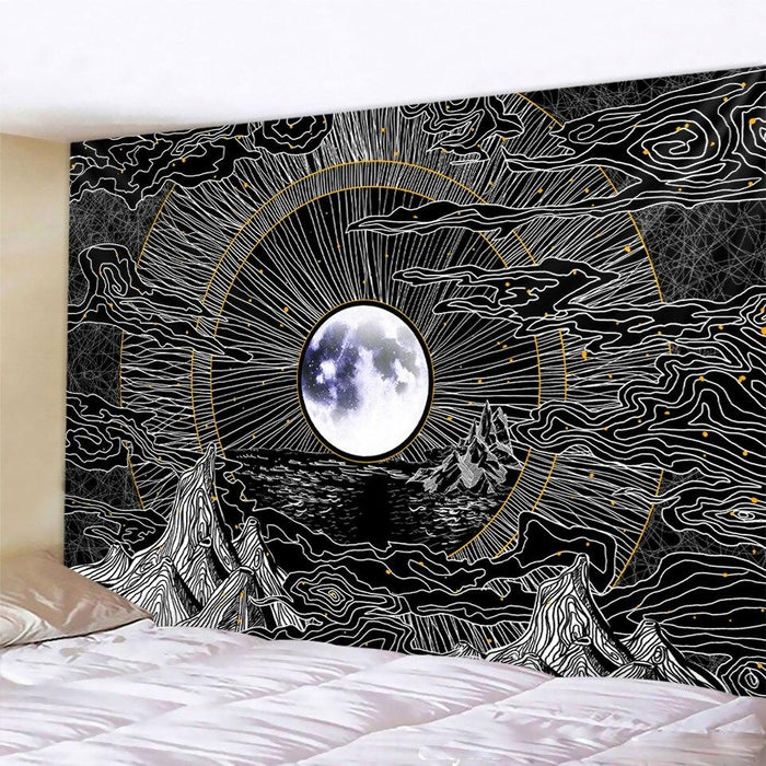 Mysterious Moon Tapestry