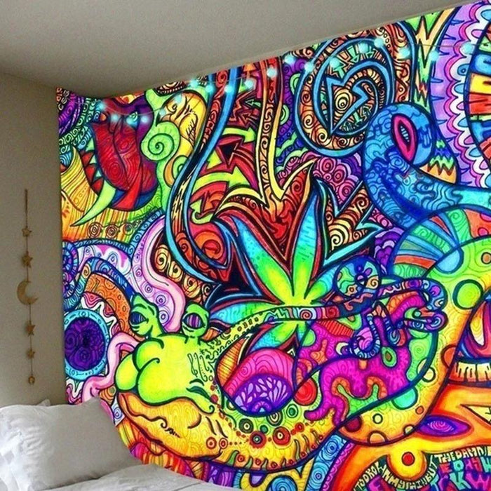 Trippy Mosaic Tapestry