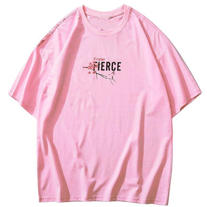 Pink Cherry Blossoms Men's Japanese Tee