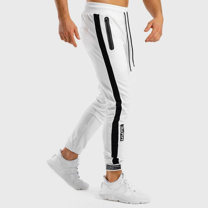 White Track Joggers