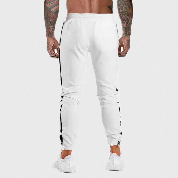 White Track Joggers