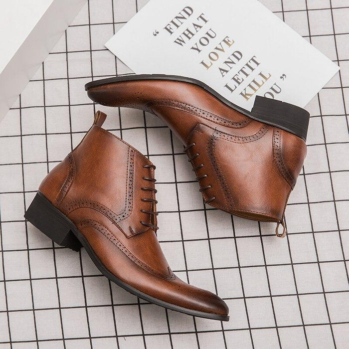 Men's Brown Oxford Boot