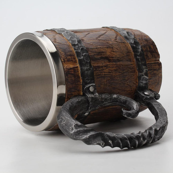 Wooden Barrel Mug