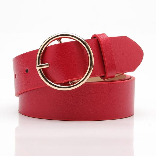 Vasi Belt Gold - Red