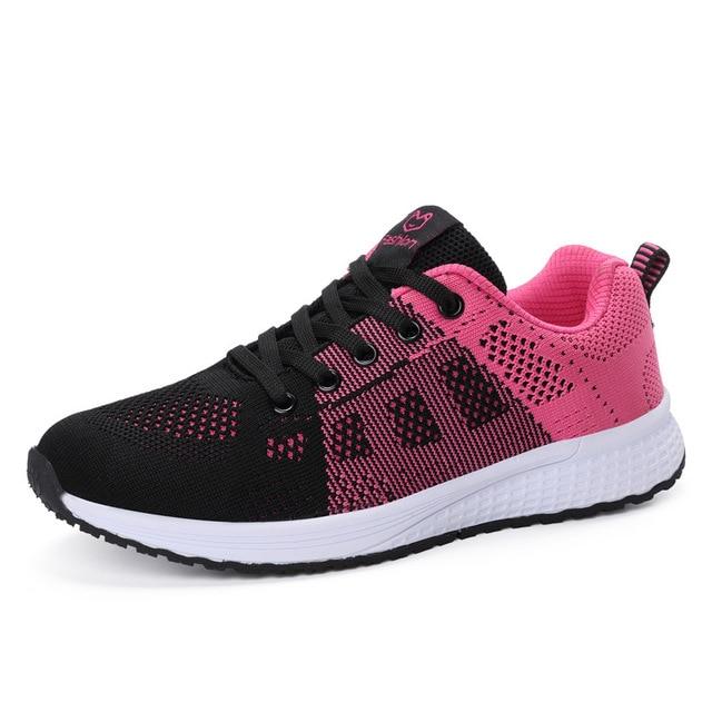 Neveah Athletic Sneakers - Pink/Black