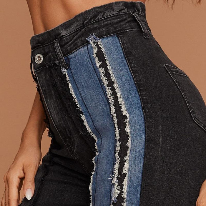 Esme Frayed Trim Jeans