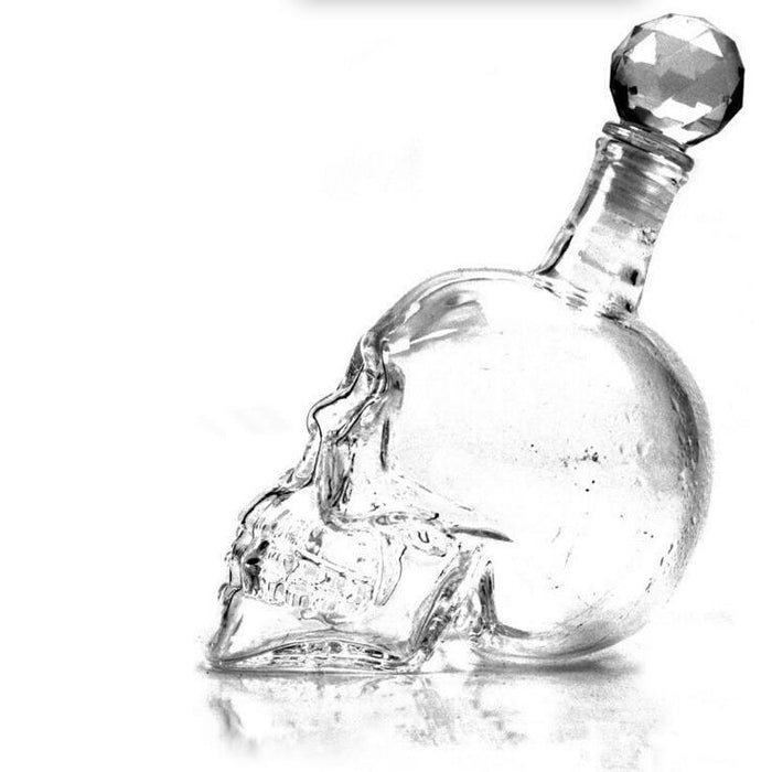 Crystal Skull Whiskey Decanter