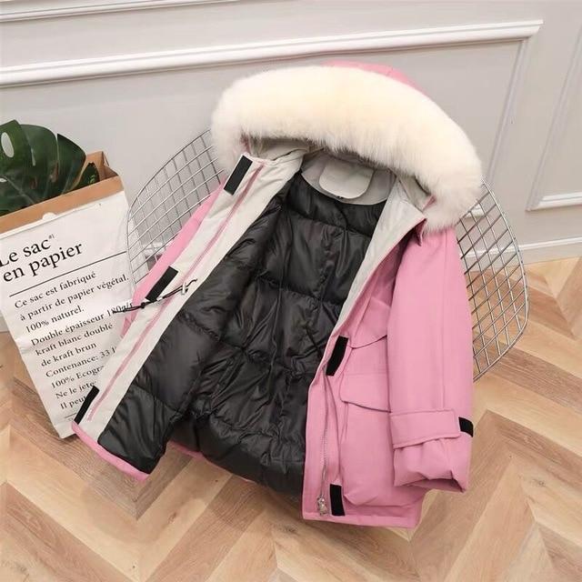 Fur Hooded Winter Jacket