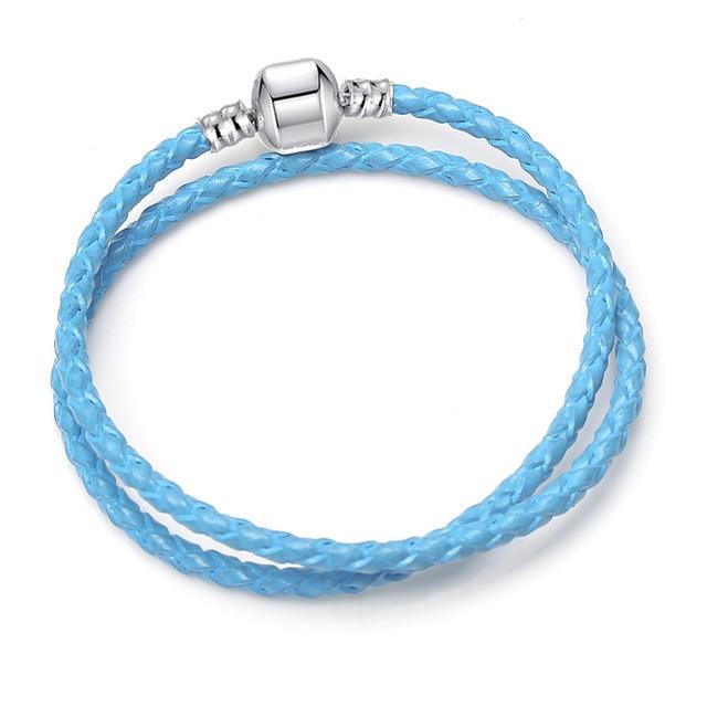 Double Eternity Bracelet - Blue