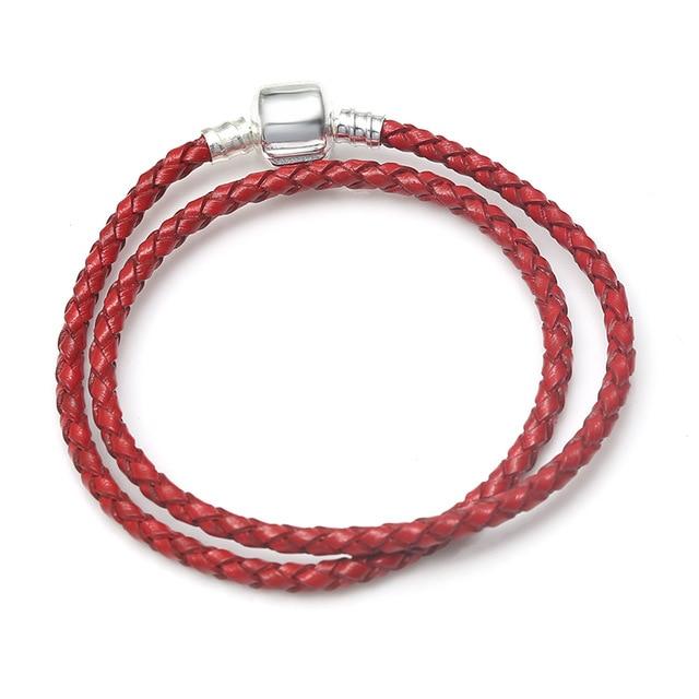 Double Eternity Bracelet - Red