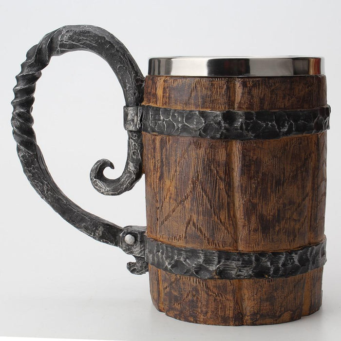 Wooden Barrel Mug