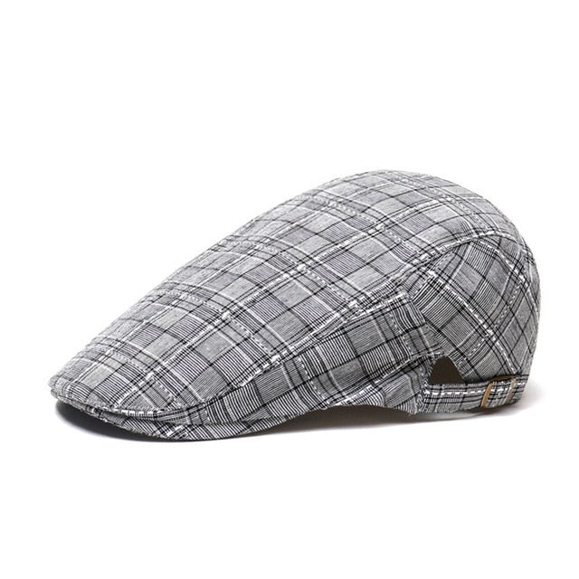 Reginald Golf Classic Flat Cap (Gray)