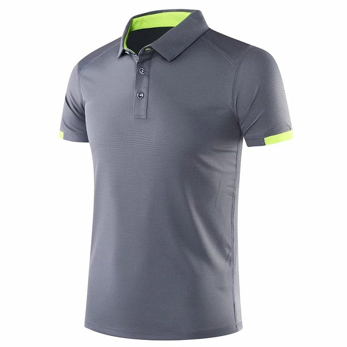 Reginald Golf High-Performance Shirt (Gray)