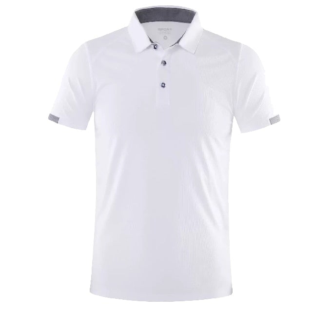 Reginald Golf High-Performance Shirt (White)