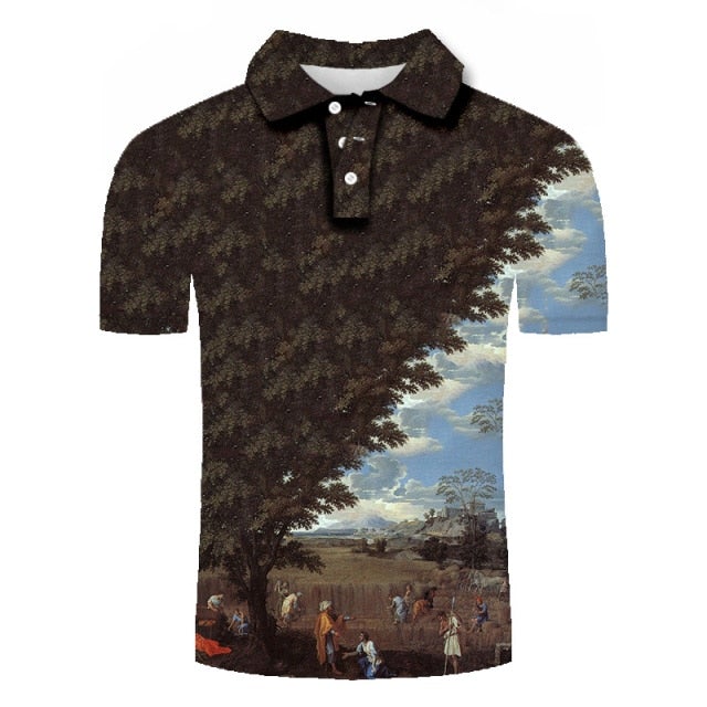 Reginald Golf Cooltech Mosaic Loud Golf Shirt (Fieldwork)