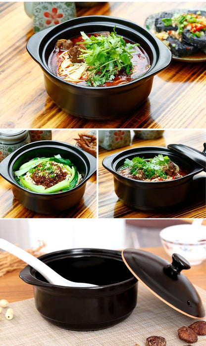 Ramen and Stew Ceramic Cooking Pot