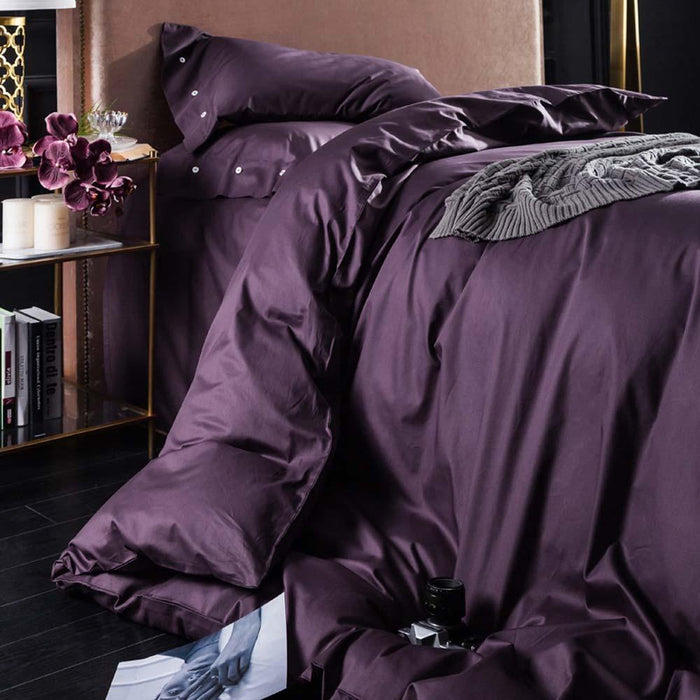 Purple Egyptian Cotton Lux Bed Set