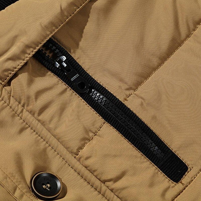 Khaki Men's Winter Parka