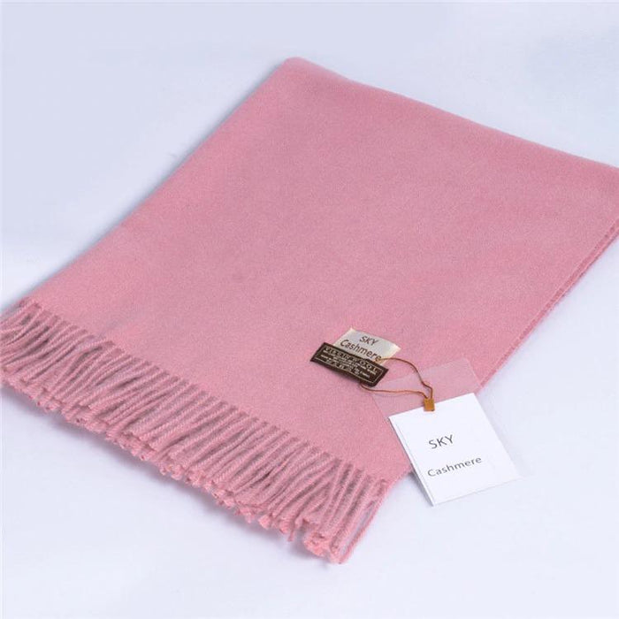 Pink Cashmere Scarf
